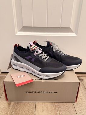 Hunter Navy and Purple Women's Running Sneakers